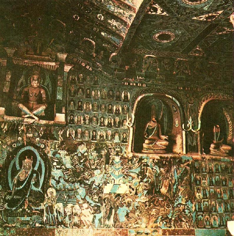 tusen buddhornas grottorna, unknow artist